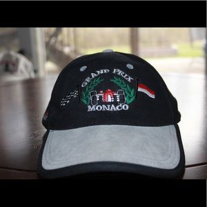 Monaco Grand Prix Baseball Cap Embroidered Monte-Carlo Corduroy Adjustable Hat